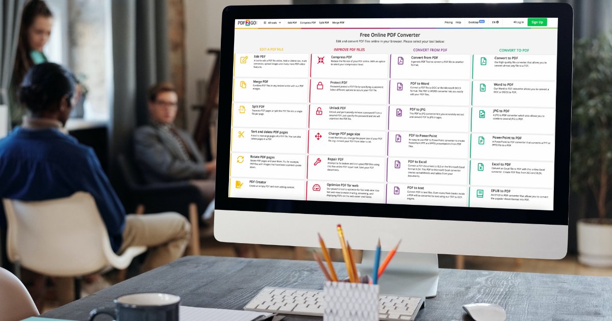 onlineconvert's tweet image. Do you find managing your PDFs overwhelming and time-consuming?

Simplify the process with #PDF2Go, the all-in-one PDF solution! 

Visit ➡️ pdf2go.com now to see how easy managing your PDFs can be. 💻