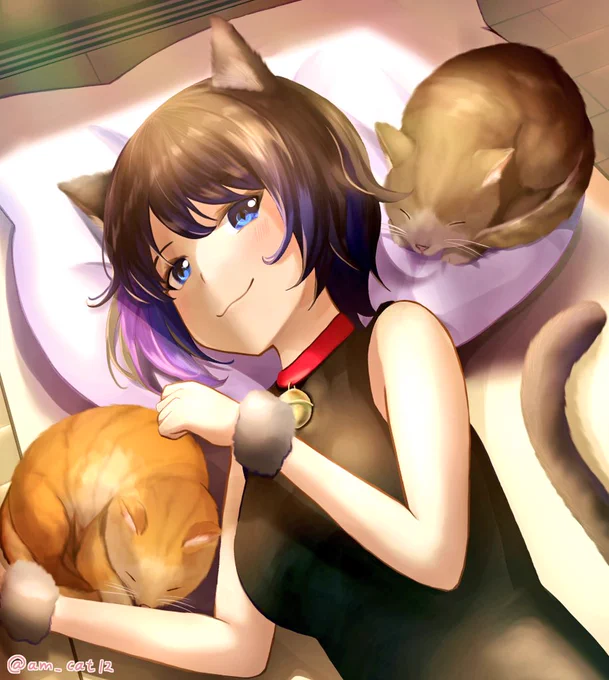 猫の日イラストです!#イラスト #オリジナル #猫の日 