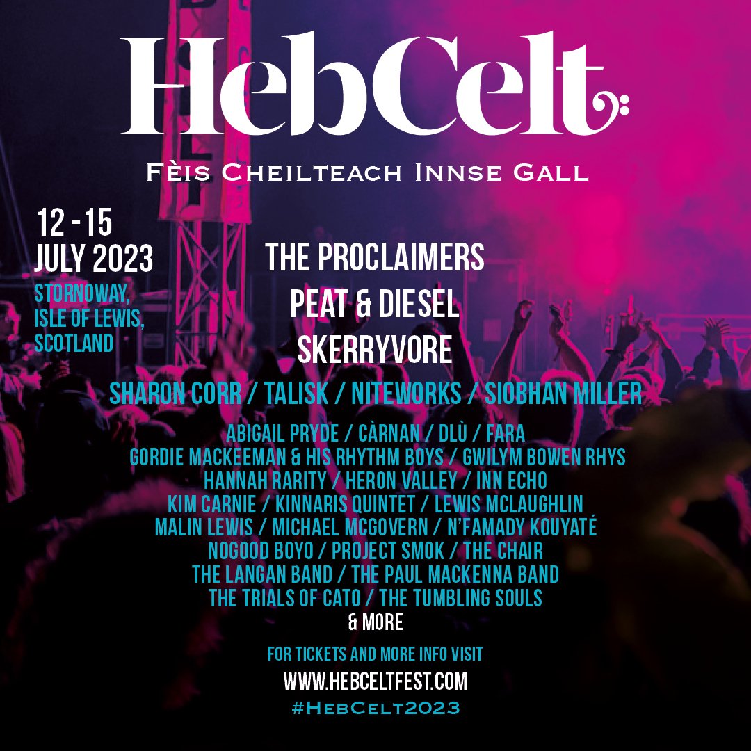 This is how we do it in the Western Isles! 🌟⛴️ Even MORE brilliant acts on the bill for you... bring it on.

Did you figure out the riddle? 🤔 <a href="/peatanddiesel/">PEAT & DIESEL</a>, <a href="/SKERRYVORE/">SKERRYVORE</a>  &amp; many more join the party!

🔗 hebceltfest.com/booking