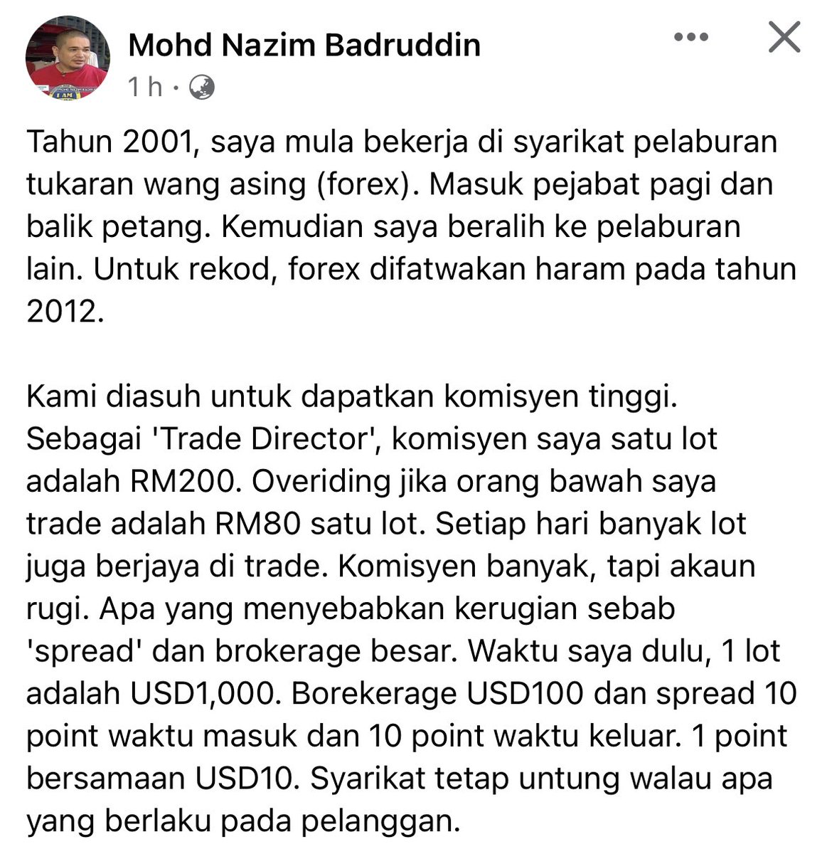 RahmanIsmail_'s tweet photo. Kenapa sarankan orang beli emas Public Gold walaupun komisen kecil? Kenapa bukan syarikat emas lain?
Ini perkongsian oleh business partner saya dalam Public Gold, seorang pemilik business tapak perniagaan dan collectors hotweels sebelum beliau kenal Public Gold. https://t.co/bHaxgFCZT6
