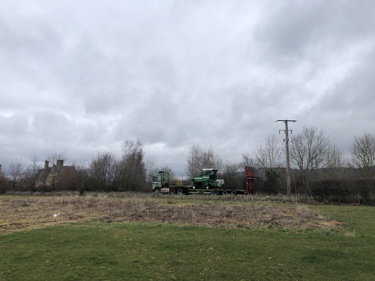 After 20+ years of service our Haldrup 360 has cut it last blade of grass in the UK. It is now on its way to green(er) pastures in the USA! Good luck to our DLF colleagues across the pond with this old girl. <a href="/DLFUSA/">DLF USA</a> <a href="/DLFSEEDS_UK/">DLF Seeds UK</a> #teamwork