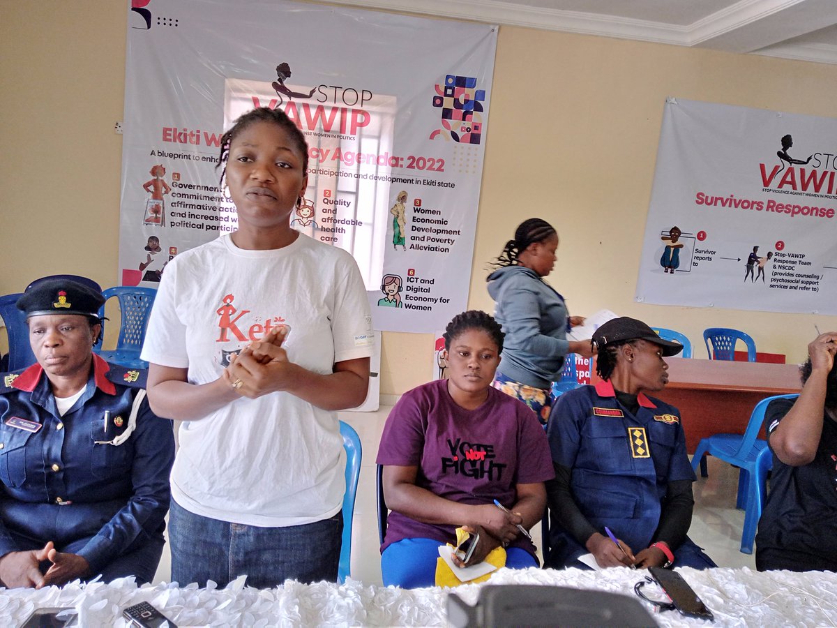 BigifNGO's tweet photo. Cont'd>>
The advocacy resulted in a partnership with @official_NSCDC through the support of @NDI, @USAID & @FCDOGovUK
Core elements of the partnership were #StopVAWIP & #NAlert
And @BigifNGO hosted the first ever indegenous #CTRC with other patners
#NigeriaDecides2023 https://t.co/gAmfxvTxkv