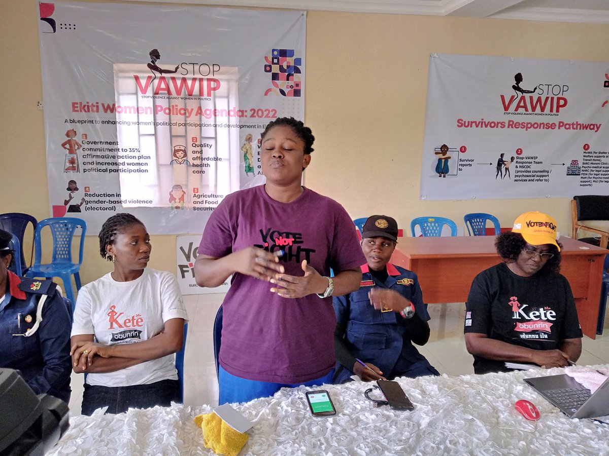 BigifNGO's tweet photo. Cont'd>>
The advocacy resulted in a partnership with @official_NSCDC through the support of @NDI, @USAID & @FCDOGovUK
Core elements of the partnership were #StopVAWIP & #NAlert
And @BigifNGO hosted the first ever indegenous #CTRC with other patners
#NigeriaDecides2023 https://t.co/gAmfxvTxkv