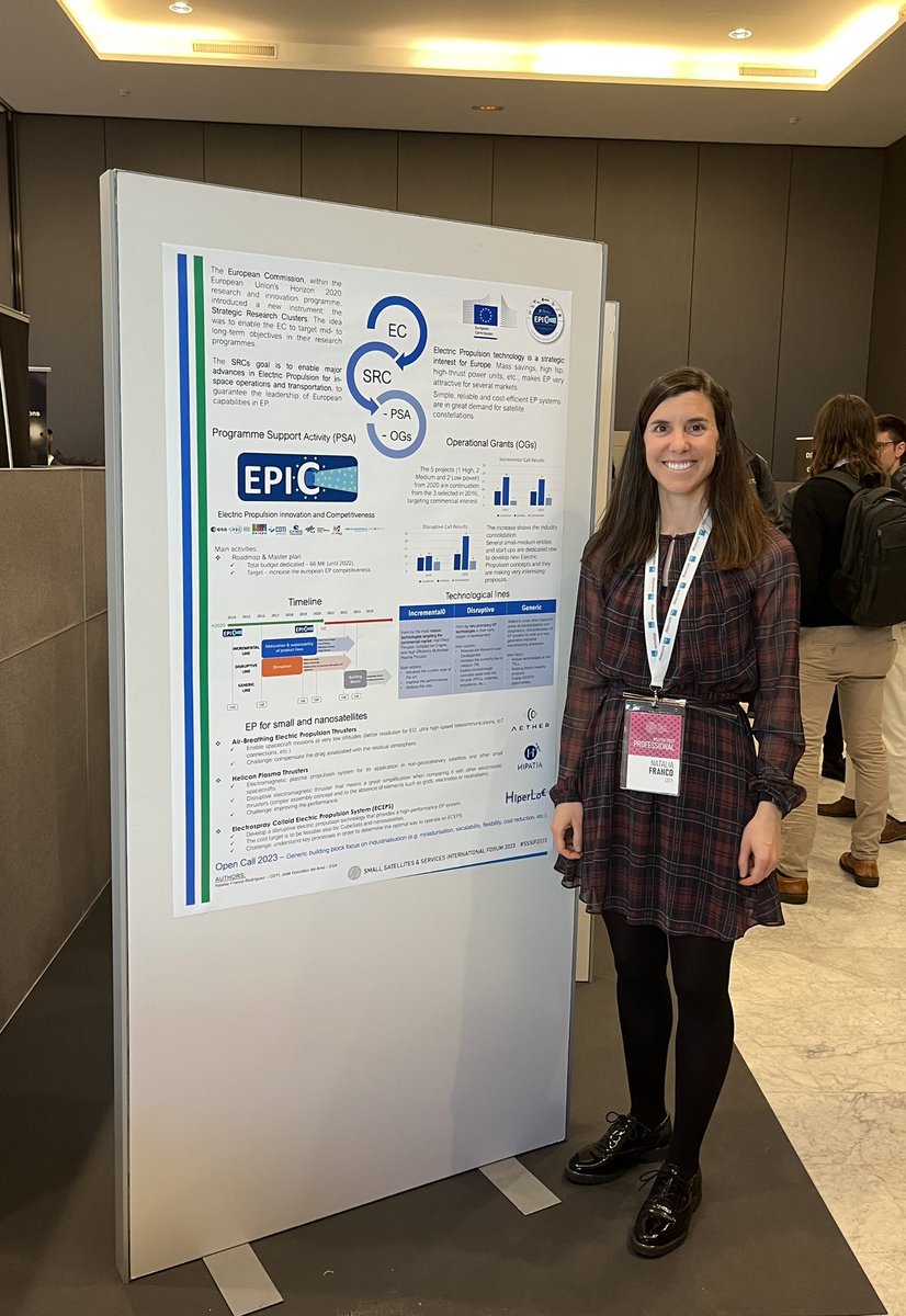 EPIC has presented its EP technologies related with #small #satellites during the <a href="/SSSIForum/">SSSIF</a> in #Málaga.
#electricpropulsionisEPIC