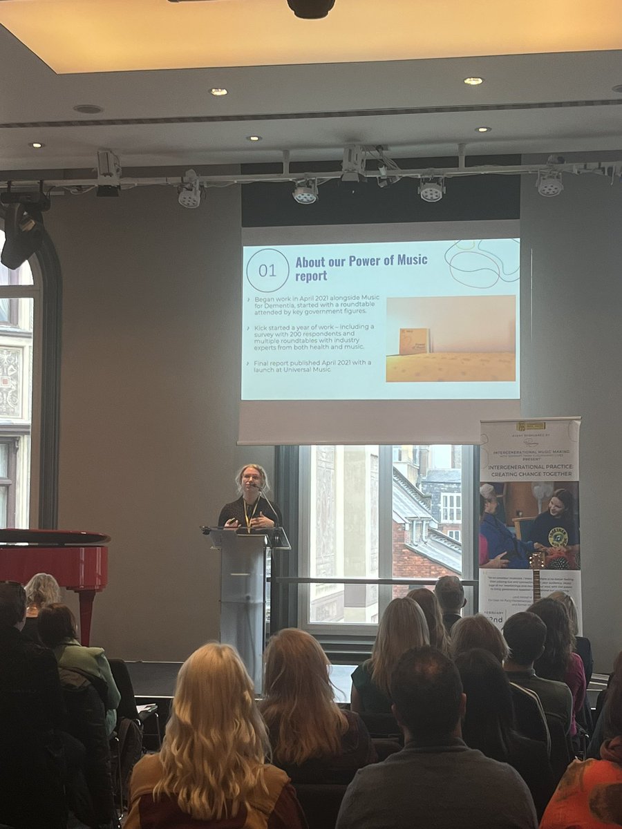 IMMmusicUK's tweet photo. 57% of people said that music helped them cope with lockdown.
Thank you Hannah McLennan from @UK_Music on an amazing insight on the Power of Music report. Such solid proof of music having an integral part of our well-being #CreatingChangeTogether https://t.co/rserI81WDi