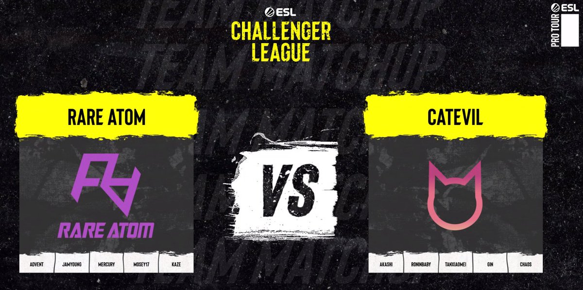 Ne0Kai's tweet photo. Another day and another @ESLCS Challenger League cast as we're back in the Asia Divison

@rare_atom take on #CatEvil - Essentially top vs bottom

Alongside @skrivcasts for this banger

Twitch: ESL_CSGOC https://t.co/UdVutTSHey