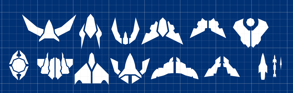 Dacow4's tweet photo. Some more enemy design for my #brackeysgamejam entry evolver ship a #space #shooter #roguelike i did in 5 day #solodev #indiedev #indiegames #IndieGameDev #madewithunity https://t.co/valQDEmgWT