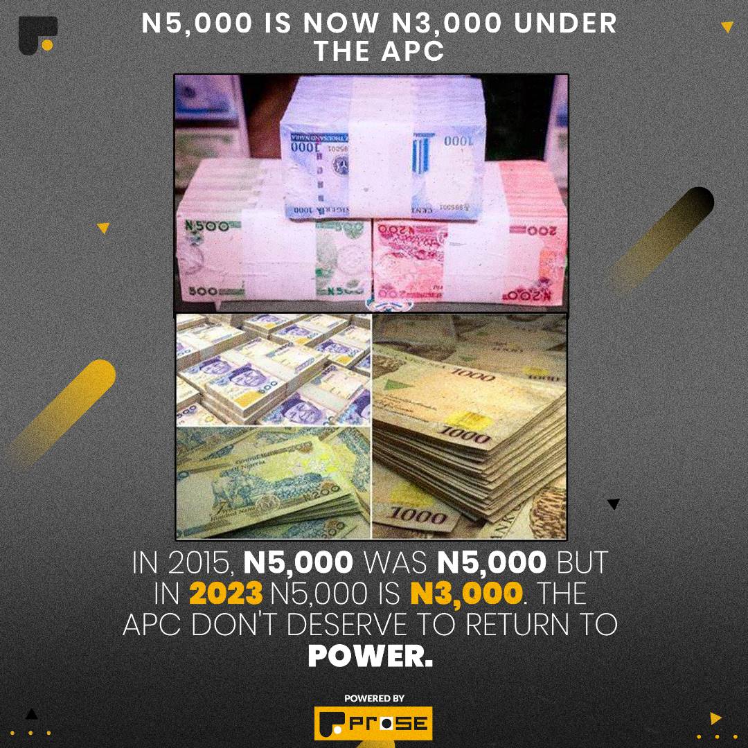 prn_narrative's tweet photo. Recall that Asiwaju Bola Ahmed Tinubu said he will reduce the purchasing power of Nigerians, he simply wants to further impoverish us. Say no to APC through the ballot. 

Apostle Selman/Buba Galadima/Rivers State/INEC. #BVAS https://t.co/hlzotUxRm2