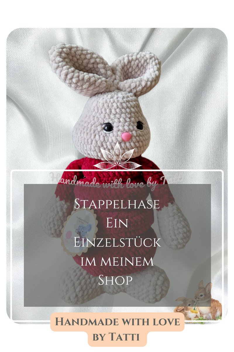 Hallo ihr lieben, mein Einzelstück ist absofort im meinem Shop erhältlich. 
tattis-haekelshop.de/products/stape… 🥰