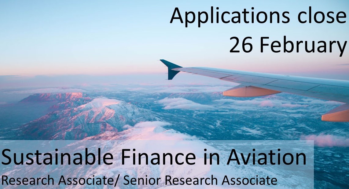 Submit your application for our Sustainable Finance in Aviation Prince of Wales Global Sustainability Fellowship by this Sunday.

Find out more and apply here: cisl.cam.ac.uk/work-with-us/j…