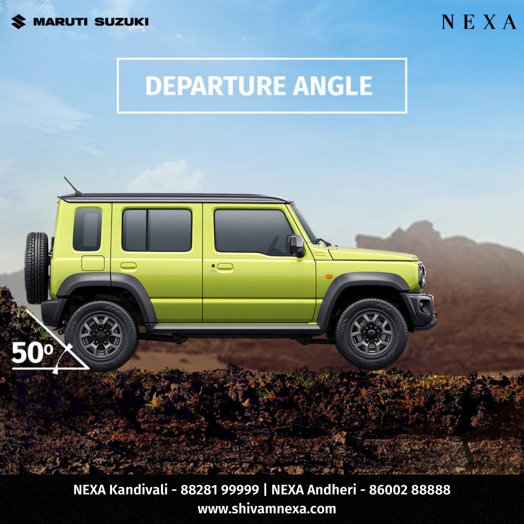 nexashivamauto's tweet photo. Experience #Offroading like never before with New #NEXAJimny #SUV & Create your #TrueStories.
Bookings Open!🔥💥
Click: https://t.co/R516OJfT5u
Call @ 88281 99999 / 86002 88888
#MarutiSuzukiJimny #Jimny2023 #ProOffroader #NEXAExperience #5DoorJimny #AllGripPro #Mumbai https://t.co/m0HgKwFxAx