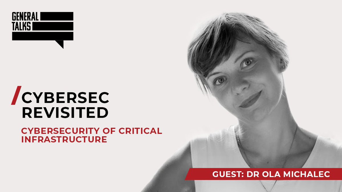 CYBERSECEU's tweet photo. ❗️ In NEW episode of #GeneralTalks podcast we have talked with @Ola_Michalec!
👉 Check CYBERSEC: Revisited, where we bring you an accessible look at the topics discussed at our conference!
Listen!
https://t.co/LGKTDyjO60
Meet us on 21-22 June in Katowice during #CS23_EXPO! https://t.co/kGprPI37Cr