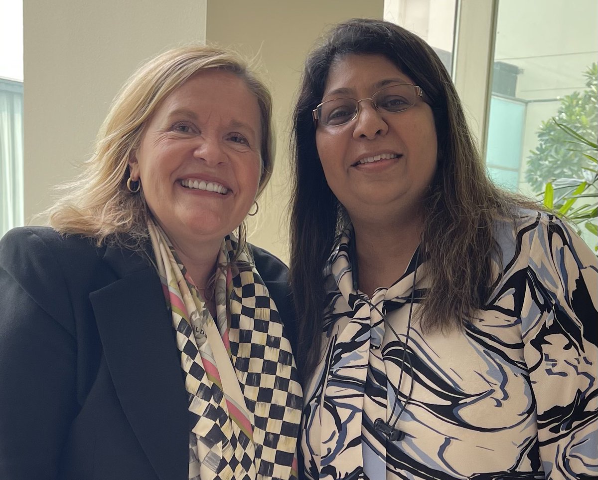 Today’s joyful surprise was meeting a SNHU grad at GSV + Emeritus All Eyes on India Summit! Thrilled to be connected, Vasudha.