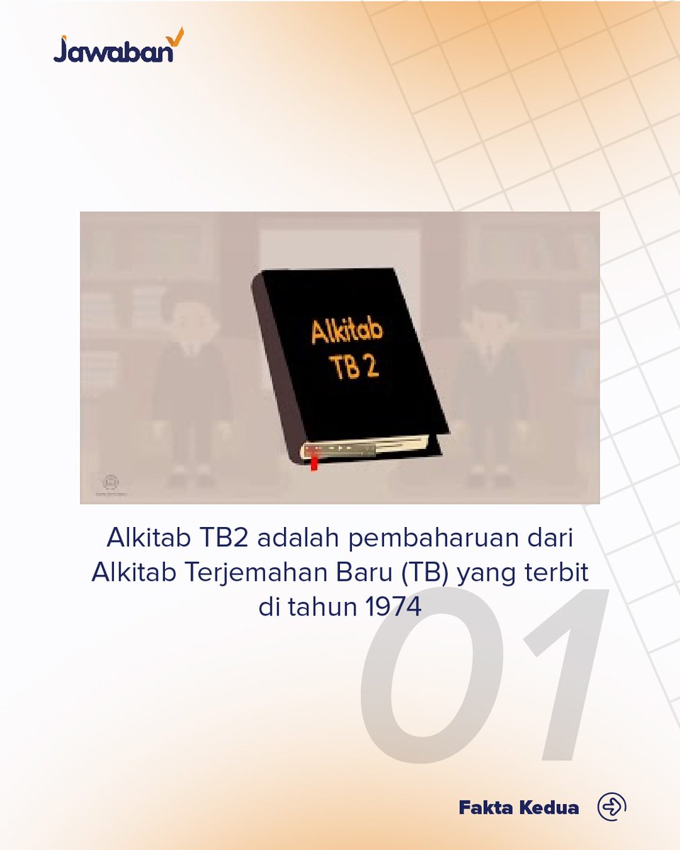 Jawaban's tweet photo. Cari tahu yuk 5 fakta tentang Alkitab Terjemahan Baru Edisi 2 yang baru diluncurkan oleh LAI...
#TBE2 #terjemahanAlkitab #jawabancom https://t.co/yMAaY2rc3E