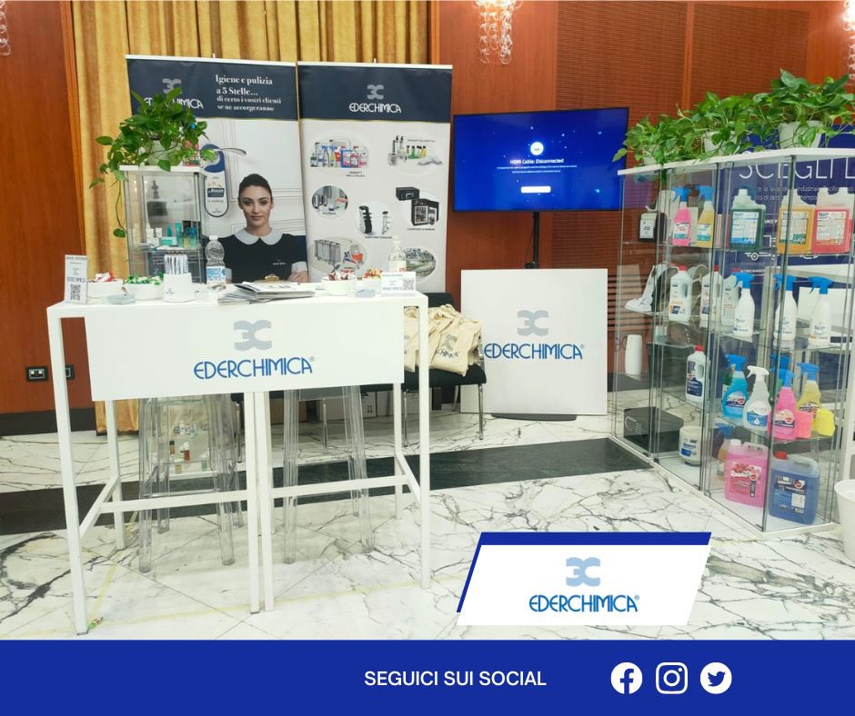 ederchimica1's tweet photo. 📌 Primo giorno della 4^a edizione dell' @hospitalitysud 2023
🔎 Il prestigioso appuntamento del Centro Sud Italia rivolto ai titolari, manager, personale e consulenti dell'hotellerie e dell'extralberghiero.
➡️ Vieni a trovarci al nostro Stand 18
#Ederchimica #HospitalitySud2023 https://t.co/SQNw0McZba