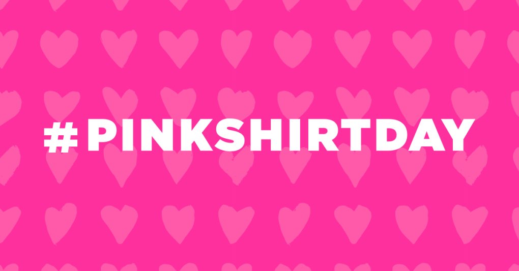 On Pink Shirt Day we promote kindness, empathy, and inclusivity. Wear your pink today! #PinkShirtDay
