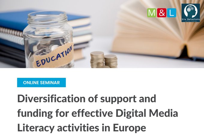Lie Detectors (@liedetectorsorg) on Twitter photo Don’t miss our webinar at 14.00 CET today on diversifying funding for #nonprofit #medialiteracy work. Alongside <a href="/MediaLearning/">Media&Learning</a>, we’ll speak to Nicholas Aiossa at Transparency International EU (<a href="/TI_EU/">Transparency International EU</a>) and Roslyn Kratochvil Moore from <a href="/dw_akademie/">DW Akademie</a>. Join us: bit.ly/3I5yFJ6 Don’t miss our webinar at 14.00 CET today on diversifying funding for #nonprofit #medialiteracy work. Alongside <a href="/MediaLearning/">Media&Learning</a>, we’ll speak to Nicholas Aiossa at Transparency International EU (<a href="/TI_EU/">Transparency International EU</a>) and Roslyn Kratochvil Moore from <a href="/dw_akademie/">DW Akademie</a>. Join us: bit.ly/3I5yFJ6