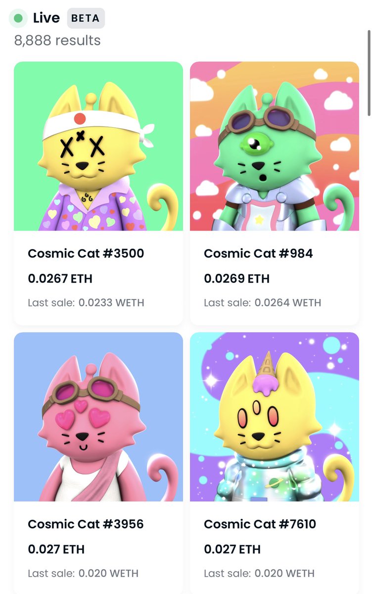 Gm Cosmic Cats ☀️😺

Have you noticed all your Cats are 3D now!? Drop your 3D Cats below for a chance to win Stardust! ⬇️✨