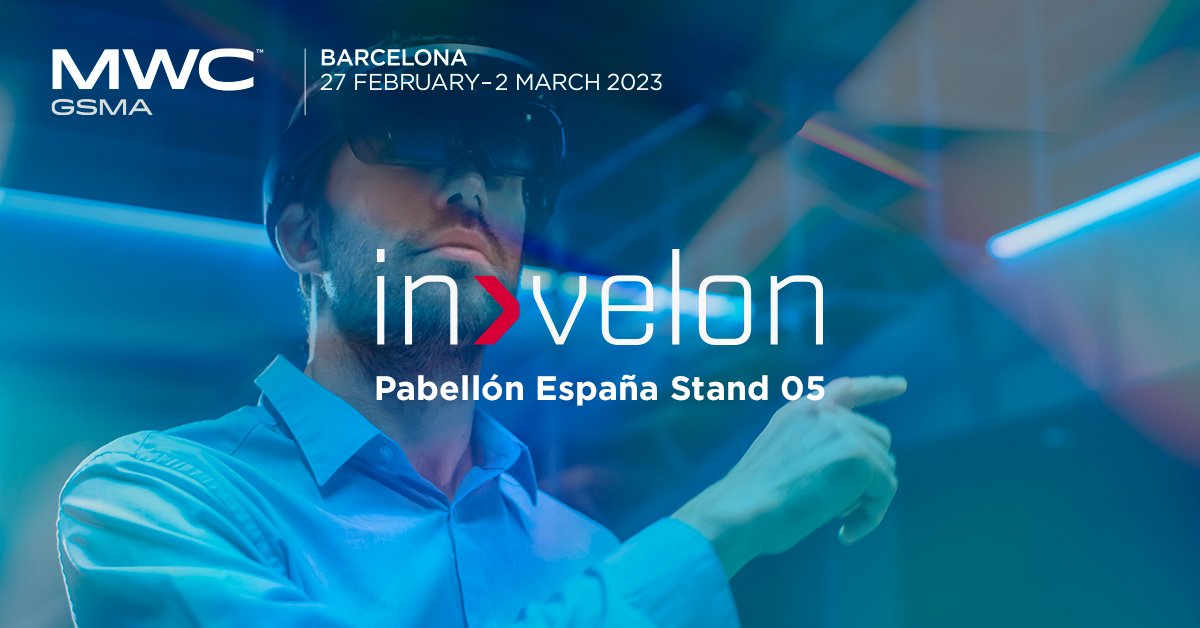 📲 Un año más, tendremos la gran oportunidad de estar presentes en el #MWC2023 que se celebrará del 27 de febrero al 2 de marzo, con un stand propio de @InvelonTech en el Pabellón de España @redpuntoes.  Podrás encontrarnos en más espacios dentro del gran congreso mundial ⬇️