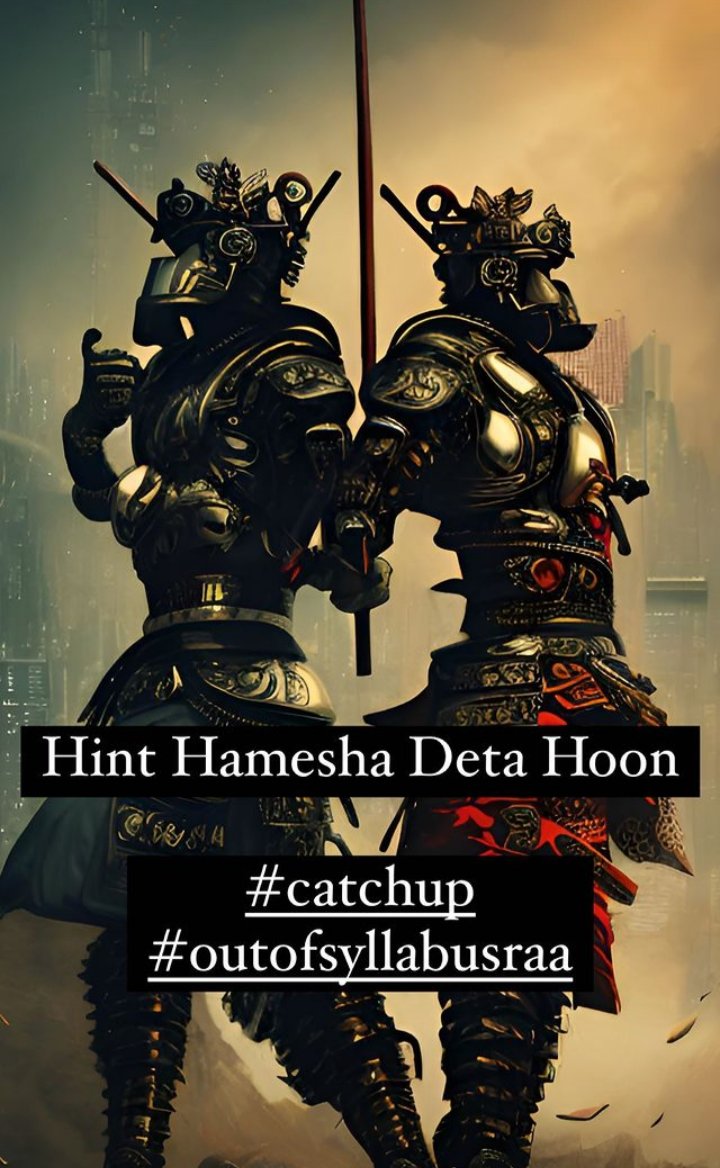 Why dis is a Collab from ||el universe
In d mv of last frm his album-Tajurba Prabh was chillin' on some island 

Also d hook of tajurba "Eh Baander je saaley fad ke daali mere hi karam da khande ne ber"
Monkeys in the BG of cover art 
Ab Samurai kon bana hua tha?🥶
<a href="/raftaarmusic/">RAFTAAR</a>