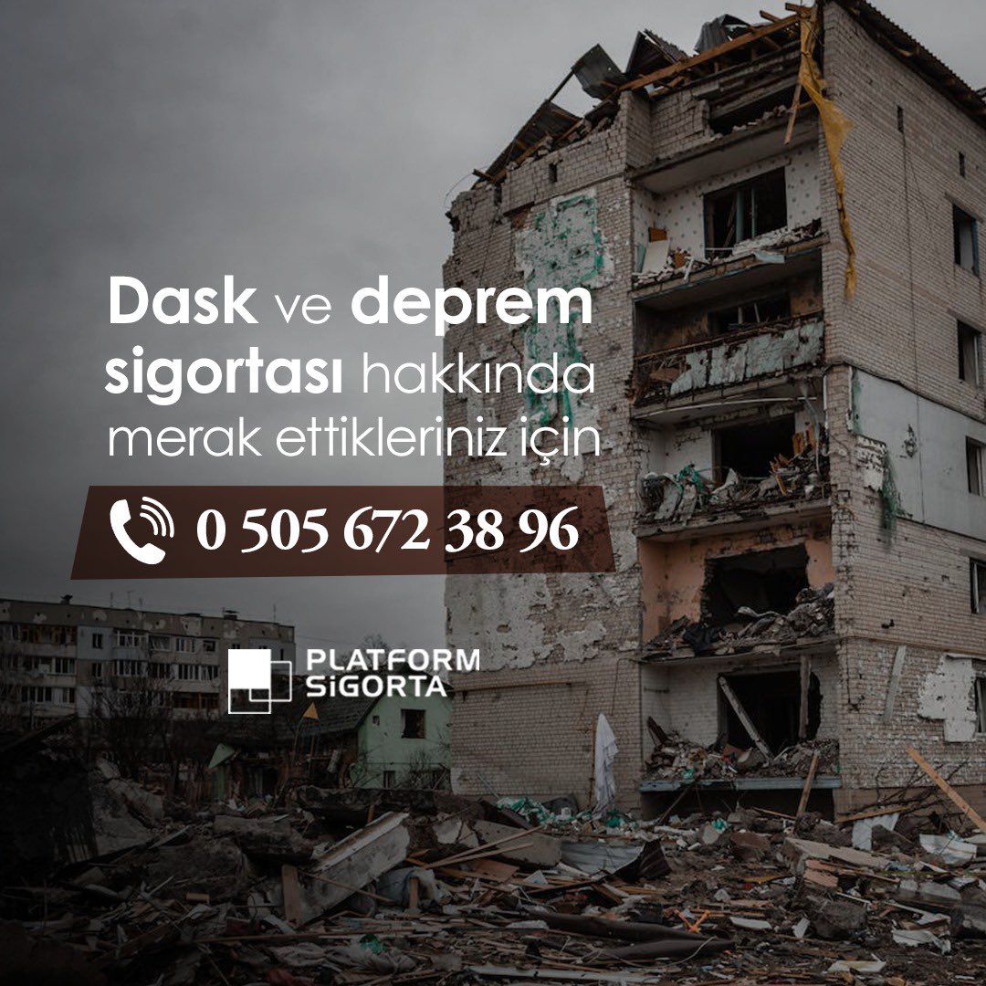 Dask ve deprem sigortası hakkında merak ettiğiniz tüm soruların cevabı Platform Sigorta'da.