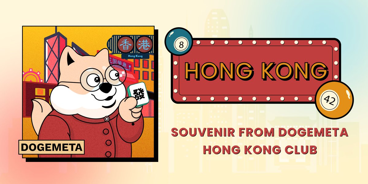 📢𝐂𝐚𝐥𝐥𝐢𝐧𝐠 𝐨𝐮𝐭 <a href="/_DogeMeta_/">DogeMeta I Brand Upgrading👨‍💻🐶🐾</a> 𝐇𝐨𝐧𝐠 𝐊𝐨𝐧𝐠 𝐅𝐫𝐢𝐞𝐧𝐝𝐬 🇭🇰

We wish you enjoy your skyrocketing #HongKong-related coins and love our Souvenirs as well🤑💹💥

📆Feb 22nd - Feb 26th

🎁1000 Themed #NFT

🔽Get started today
soquest.xyz/space/dogemeta…

#FCFS #NFTGiveaway🚀