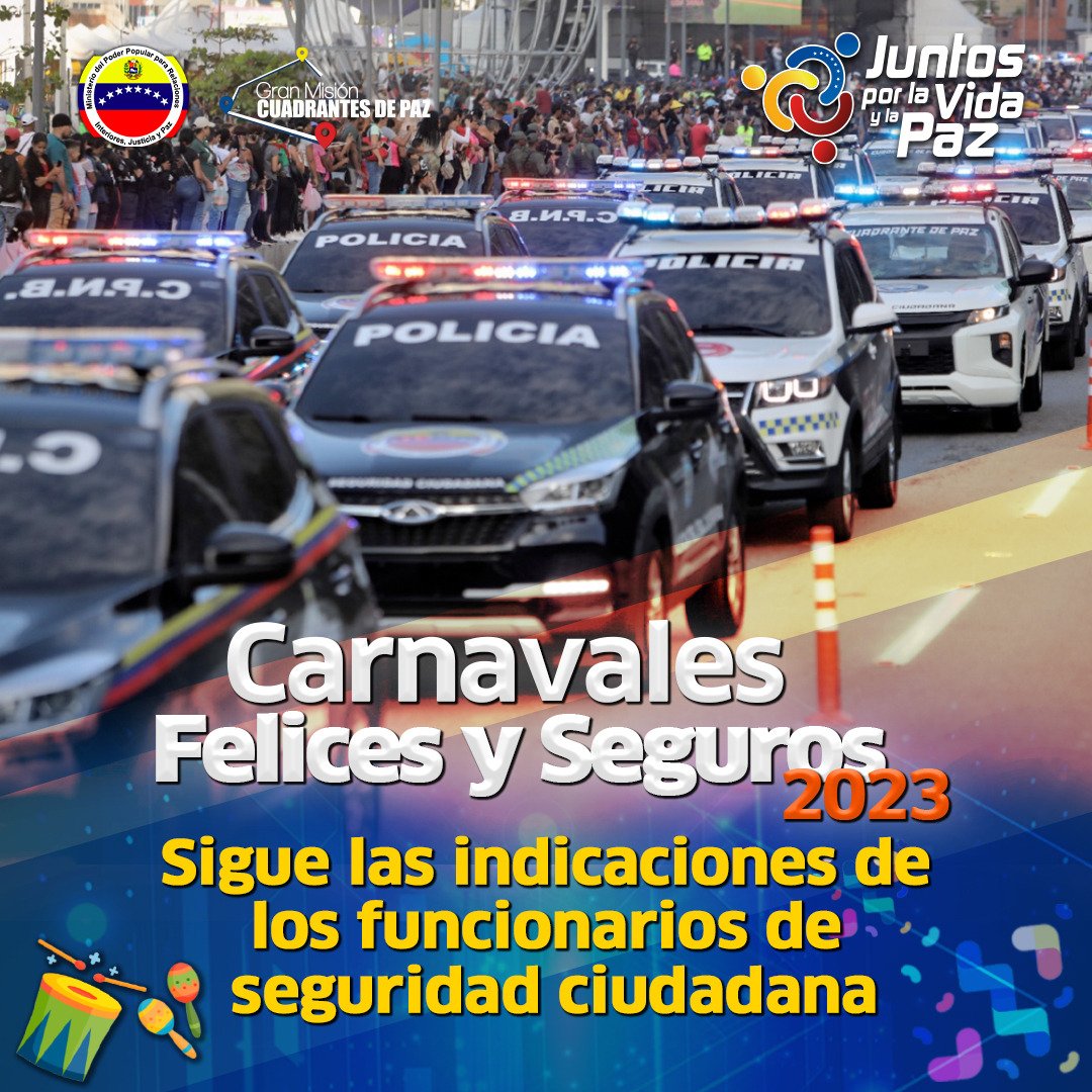 mippci_ven's tweet photo. #22Feb| 🇻🇪 📢 ¡ETIQUETA DEL DÍA! ▶️

#RetornoFeliz 

¡Carnavales Felices y Seguros 2023! https://t.co/U90c32P8nQ