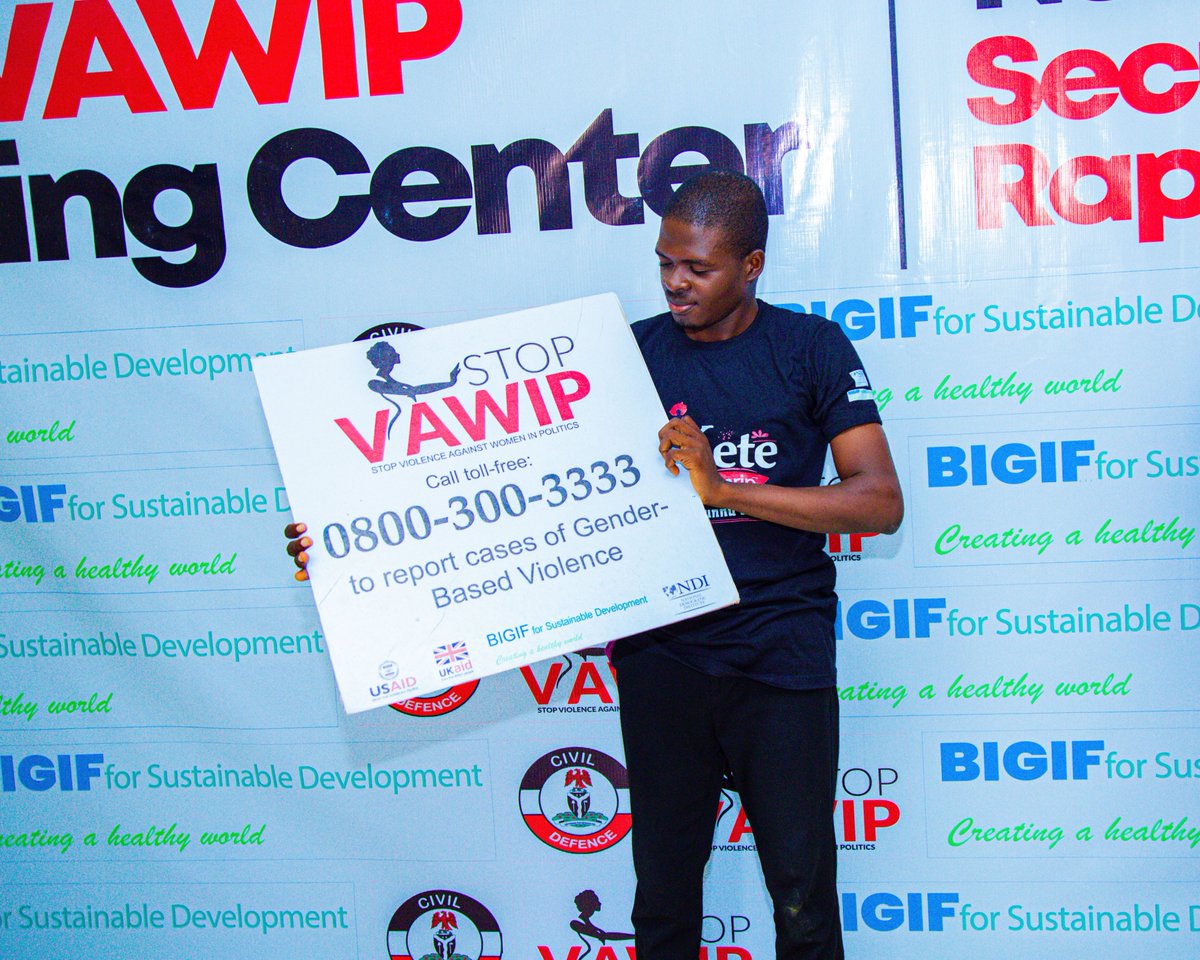 BigifNGO's tweet photo. Cont'd>>
At the Centre #CTRC, the web-based #NAlert application, online (Stop-VAWIP online reporting form) and offline communication (Stop-VAWIP Toll free line -0800-300-3333) systems aided seamless operation.
#NigeriaDecides2023
@eueomNigeria23
@NigeriaScale
@USinNigeria https://t.co/32sA1wGZH6