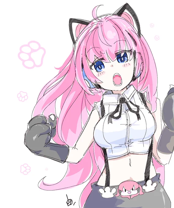 #巡音ルカ #ネコの日 