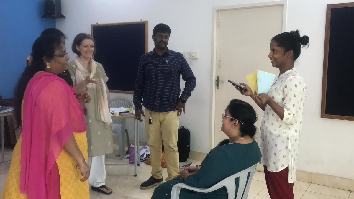 actcoursesasia's tweet photo. Our TEFL trainees delivered their final conversation skills lesson plan today, and along with that, they also explored ways to make grammar more effective, practical, and fun in ESL classrooms.
#teflchennai #teflinclass #asiancollegeofteachers #tefl #actchennai https://t.co/VSOthvmRRu