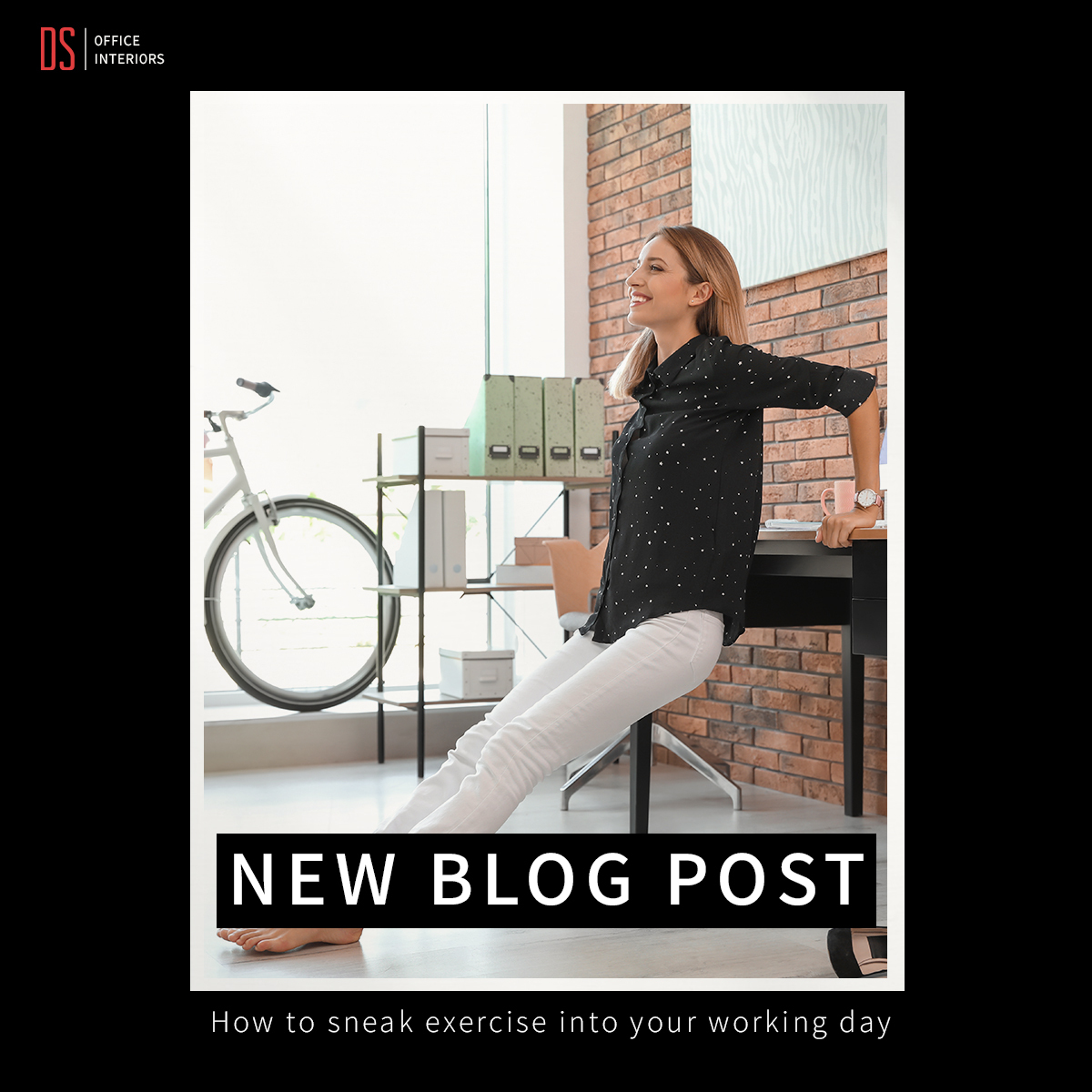 Read our latest blog post, How to sneak exercise into your working day on our website: dsoffice.co.uk/how-to-sneak-e… #worklifebalance #keepactive #exercise