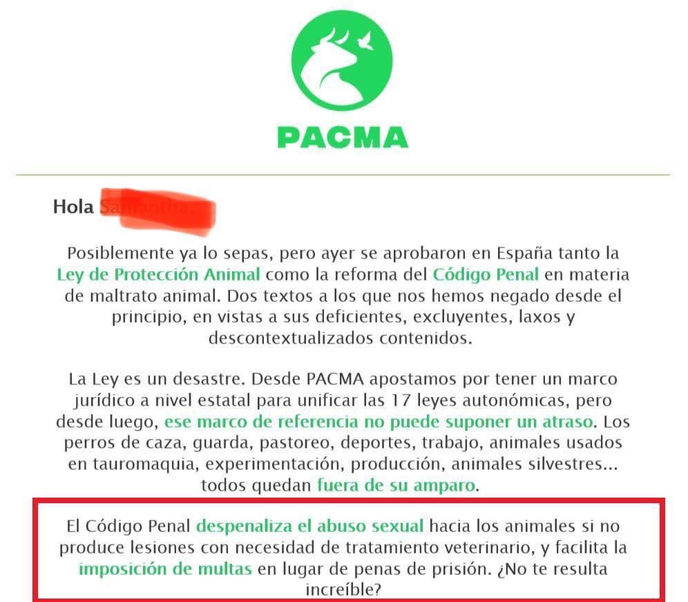 elainesxm's tweet photo. @PartidoPACMA is this true? https://t.co/c9zz49mryY