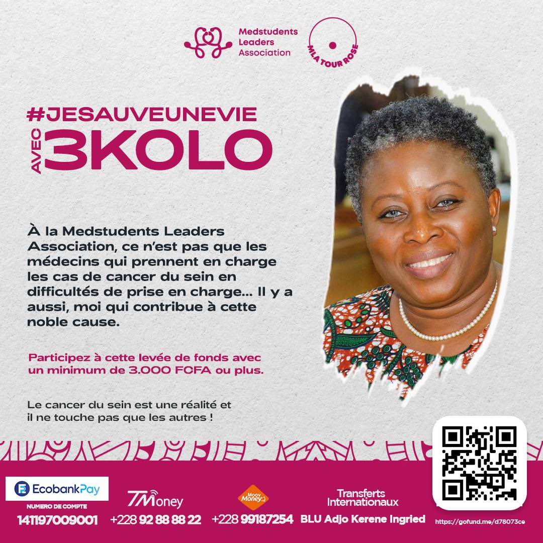 medstud_lead's tweet photo. #jesauveunevieavec3Kolo
Cette lutte est quotidienne et nous concerne tous .
Coucou à Madame @YawaKouigan 🙏🏿
#cagnotte20M #cancerdusein #générosité #kebetu #wasexo https://t.co/lmD23KQioK