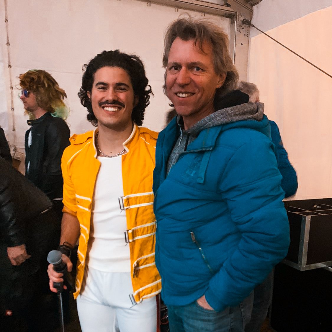 Jon Bon Jovi and Freddie Mercury from Wish.