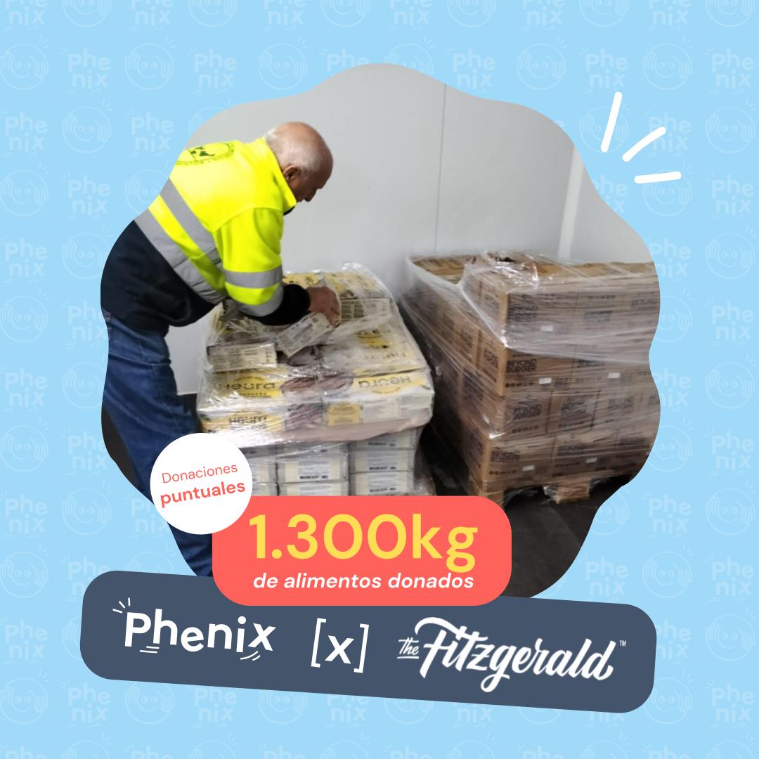 Phenix (@phenixesp) on Twitter photo Hemos ayudado a <a href="/TheFitzgeraldCO/">TheFitzgerald</a> a valorizar 1.300kg de alimentos valorados en 10.320€. Alimentos que han redistribuido a las familias de la zona gracias a <a href="/bacastellon/">Banco Alimentos Castellón</a> 🤝 Hemos ayudado a <a href="/TheFitzgeraldCO/">TheFitzgerald</a> a valorizar 1.300kg de alimentos valorados en 10.320€. Alimentos que han redistribuido a las familias de la zona gracias a <a href="/bacastellon/">Banco Alimentos Castellón</a> 🤝