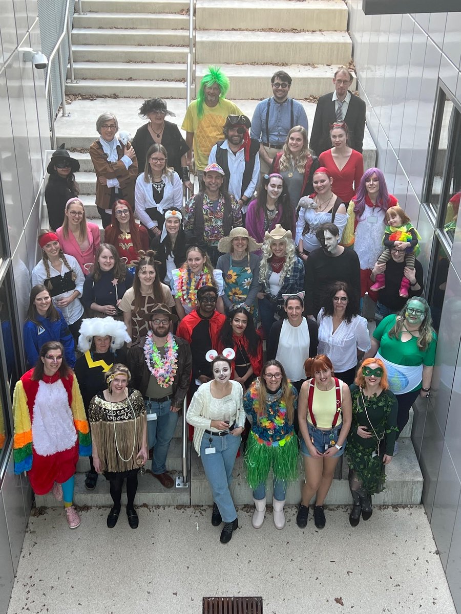 Loewi_Ligands's tweet photo. Let´s start off Twitter with a bang! Here is a #Faschingsdienstag #Karneval photo of our Division!  The european relative to Mardi Gras tradition. We are happy to have moved to our new building at the Campus of @MedUniGraz , which will further facilitate our collaborative work! https://t.co/5bJnW0JZ72