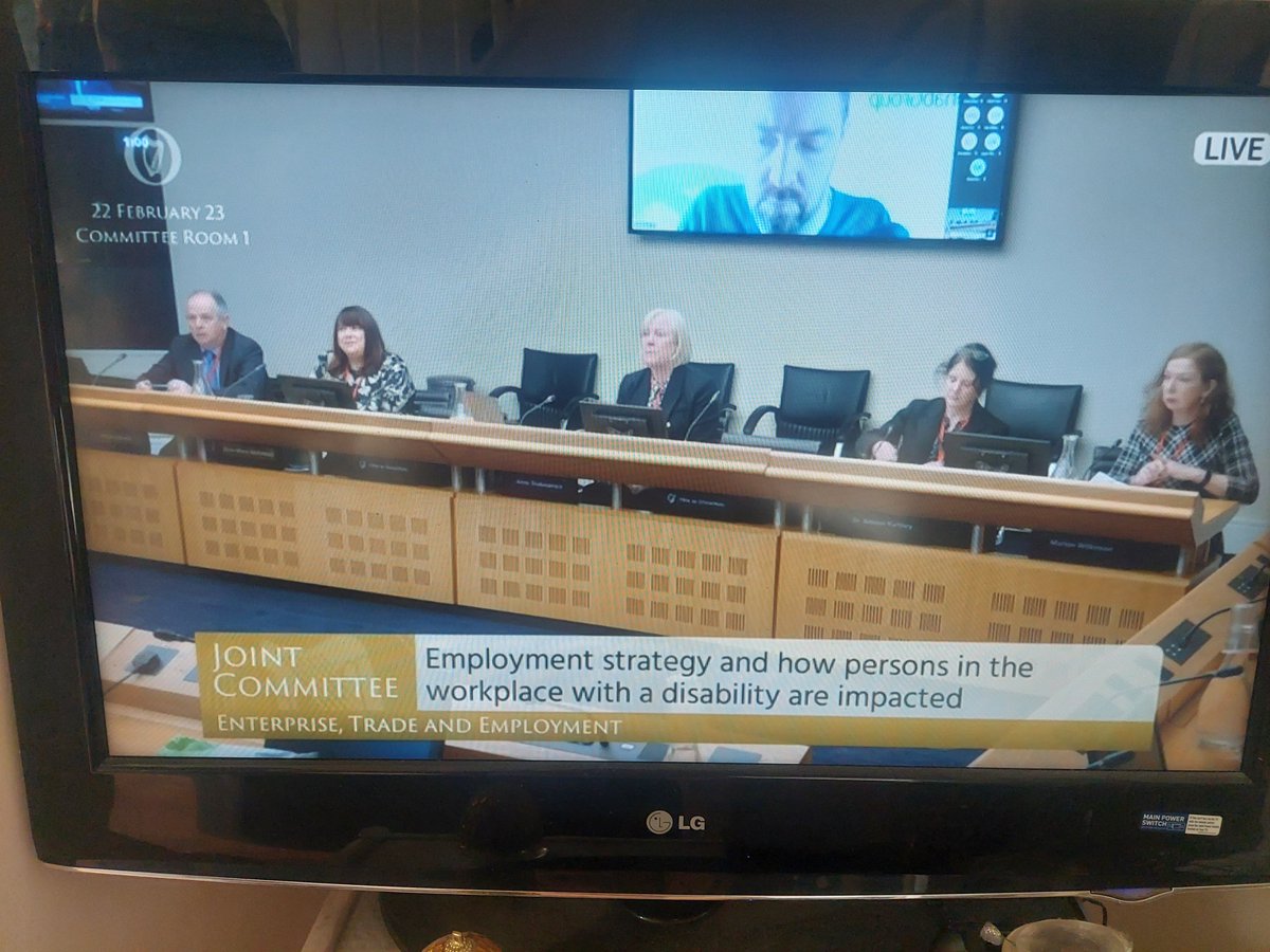 pobal's tweet photo. Pleased to have the opportunity for our CEO @ShakespeareAnna to demonstrate supports provided by @pobal administered programmes helping people with #disabilities engage with labour market & to share learnings at today's Joint Oireachtas Committee on Enterprise Trade & Employment. https://t.co/JvZMAgvXmy