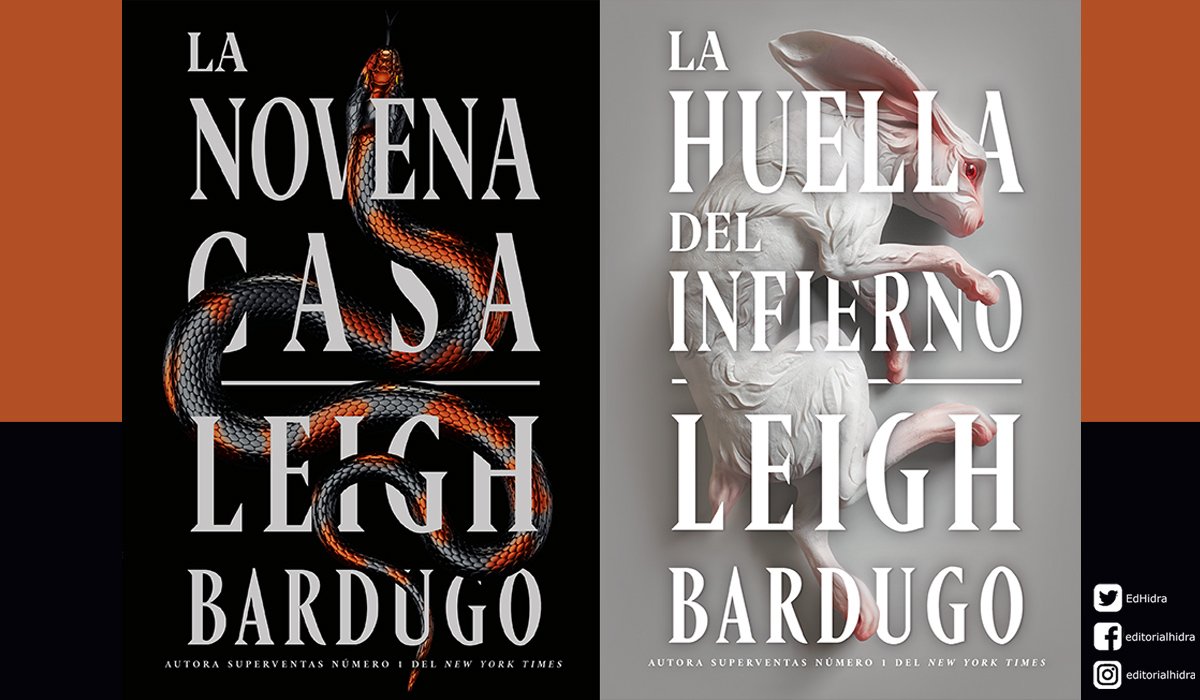 EdHidra's tweet photo. 📢 ¡En solo unos días llega "La huella del infierno", la segunda parte de la saga de fantasía adulta de @LBardugo #AlexStern (#LaNovenaCasa)! 🐇🐍
Una historia de poder, magia oscura y asesinatos.
Un thriller sobrenatural superventas en todo el mundo.
👉 https://t.co/NSJPsEr9VV https://t.co/x8zbgO0ULi