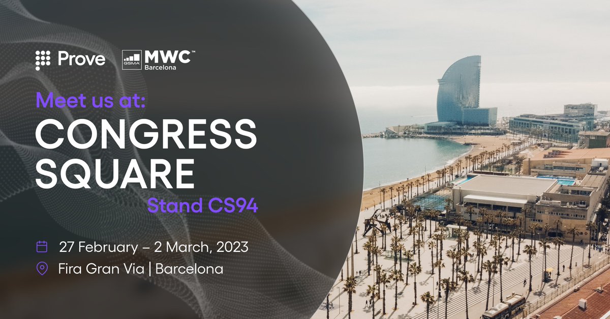 Heading to #MWCBarcelona next week? Drop by Congress Square Stand CS94 and say hello to Charlie Rowland, Jamie Capildeo, Sean Kempa, Simon Foster,  James (Jim) Davey, and Louis Spadafora! We'd love to see you there and talk about all things #authentication.

#MobileAuth