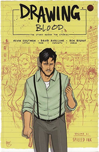 tntmtheshow's tweet photo. @JntPodcast Please RETWEET&amp;LISTEN https://t.co/SQ4Ny21N57 Pablo Gunner #review of #graphicnovel #DrawingBloodVolume1SpilledInk by #KevinEastman #BenBishop #DavidAvallone #BrittanyPeer #TomiVarga #TaylorEsposito #TroyLittle #TALKNERDYTOME #RT #LISTEN https://t.co/ecivKBpjVS https://t.co/ElfZLl3Ohl