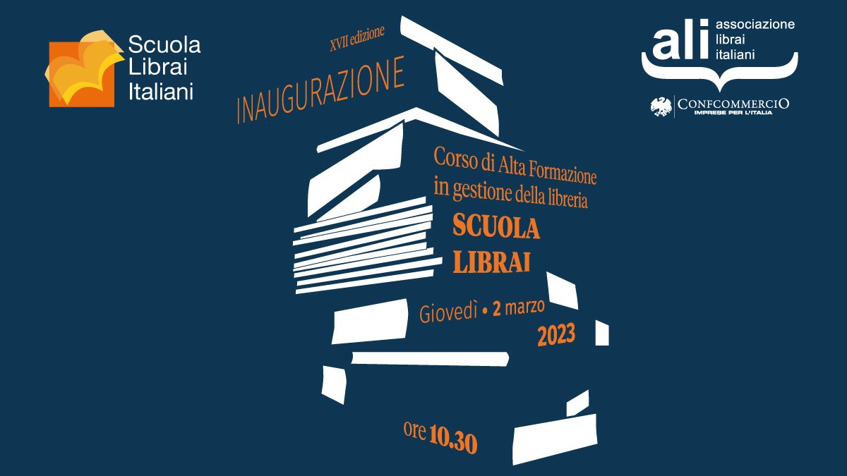 #scuolalibrai e #ali vi invitano alla presentazione del 17 corso  in alta formazione per librai. 
<a href="/g_sangiuliano/">Gennaro Sangiuliano</a> e #carlosangalli presenti all'inaugurazione. Vi Aspettiamo @confcommercio <a href="/MiC_Italia/">Ministero della Cultura</a>