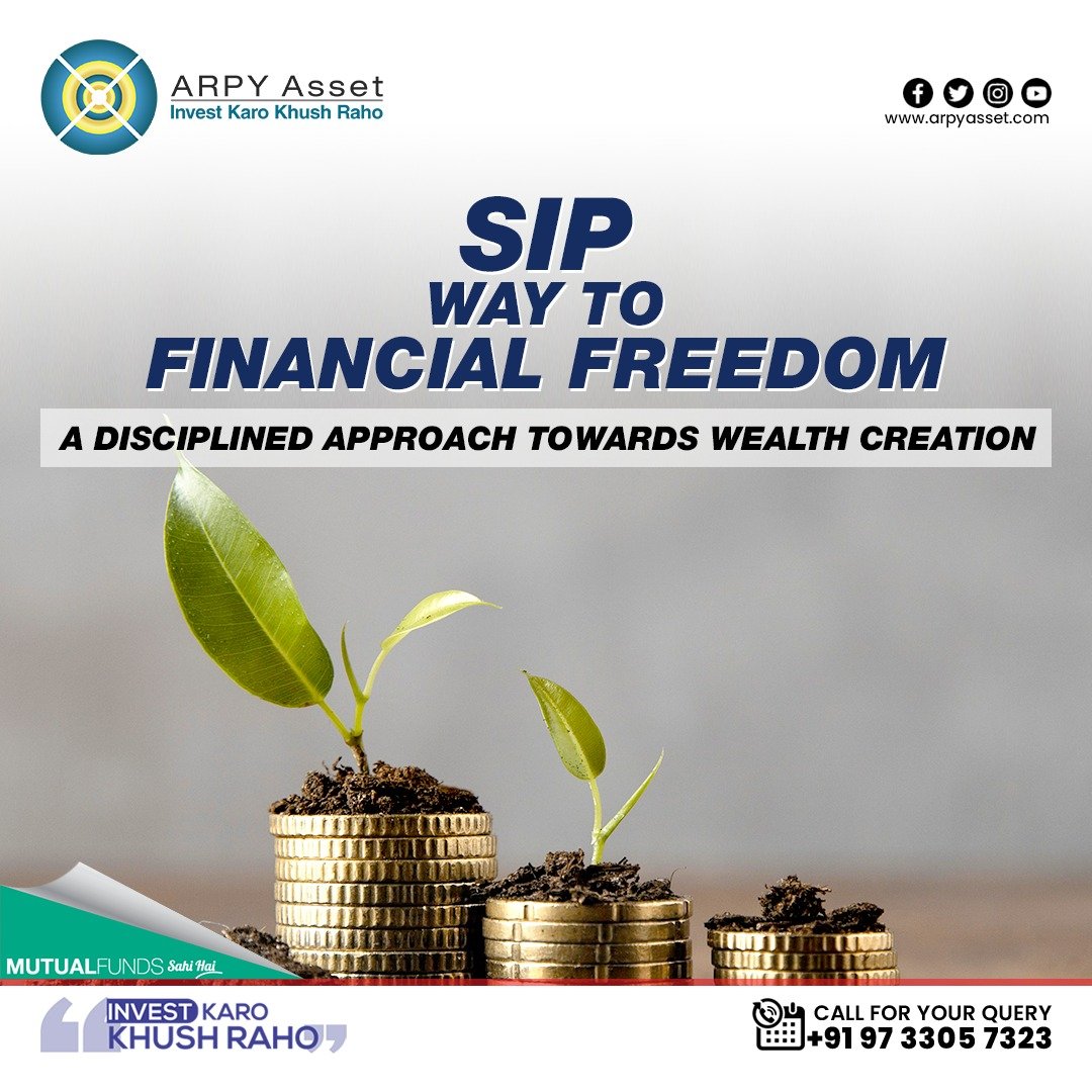 ArpyAsset's tweet photo. Invest in SIPs in a disciplined way to achieve financial freedom through 𝐀𝐫𝐩𝐲 𝐀𝐬𝐬𝐞𝐭.

For details📞+919733057323 or subscribe https://t.co/8wwWv8jM7p
.
.
.
#ARPYAsset #investkarokhushraho #sip #investment #wealthcreation #mutualfundsip #investinsip #futureplanning https://t.co/ijOiAdcQ9t