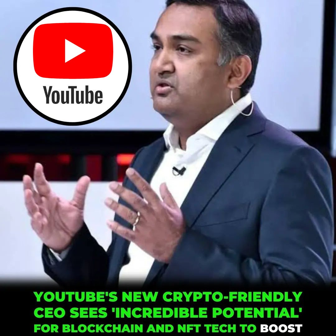 iminati1012's tweet photo. Incoming YouTube CEO Neil Mohan has crypto enthusiasts excited at the prospect that blockchain-enabled technology could soon become an element of the video site.
Website- https://t.co/5zqe3nnhxo
Facebook- https://t.co/fnj3iZzdmO
#blockchain #investment #india #crypto #crypto https://t.co/yAynQ526lQ