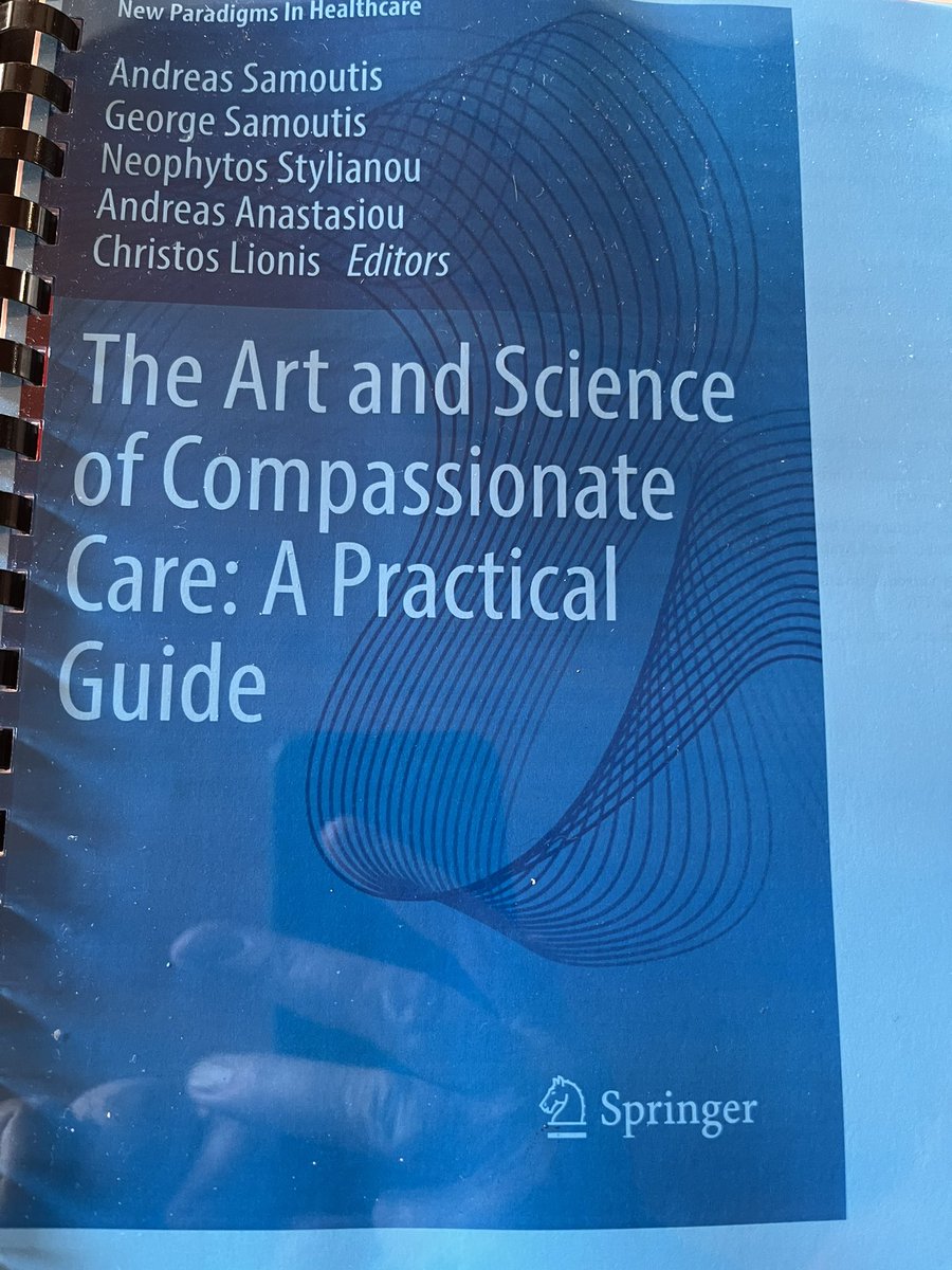“It is precisely because his/her life’s work so intrinsically involves taking care of others, that the healthcare professional has an even greater responsibility to take care of oneself as well” #newparadigmsinhealthcare #compassionatecare #medicalhumanities