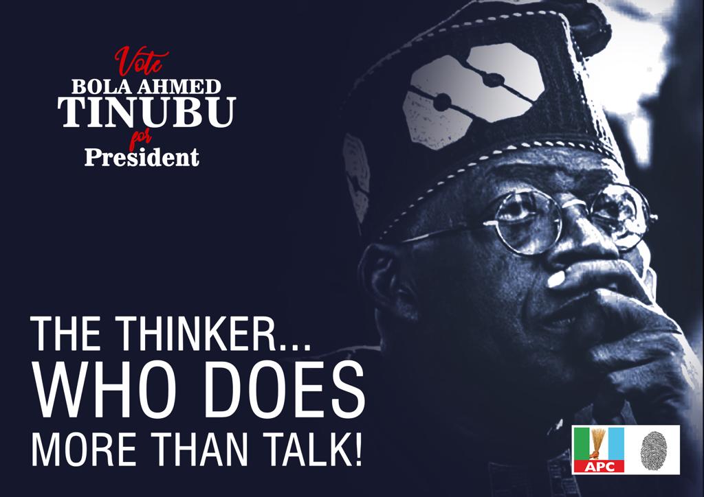 Muvvido's tweet photo. Asiwaju Bola Ahmed Tinubu @officialABAT is a Thinker and a Doer.

#VoteRight #VoteCapacity #VoteTinubu
#NigeriaDecides2023 https://t.co/oyiPeTxjsF