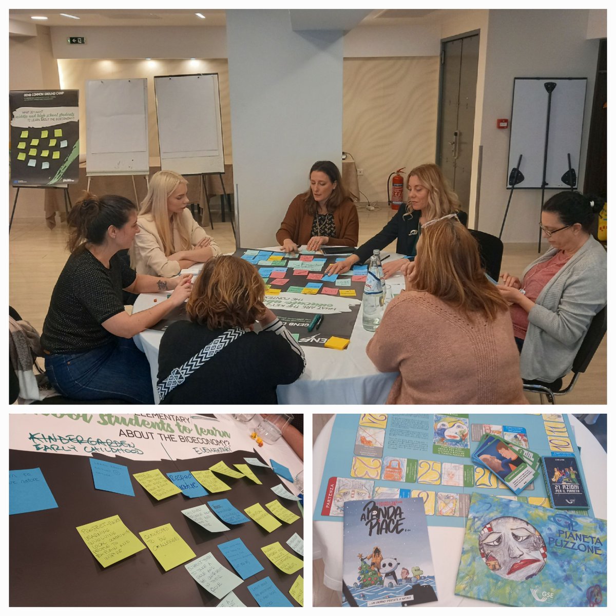 #GSE partecipa al Co-creation group del #CommonGroundCamp di #Atene, per discutere nuovi approcci nell'insegnamento, nell'apprendimento e nella diffusione della #bioeconomia. Una occasione unica per contribuire allo sviluppo di soluzioni innovative e sostenibili x il futuro!