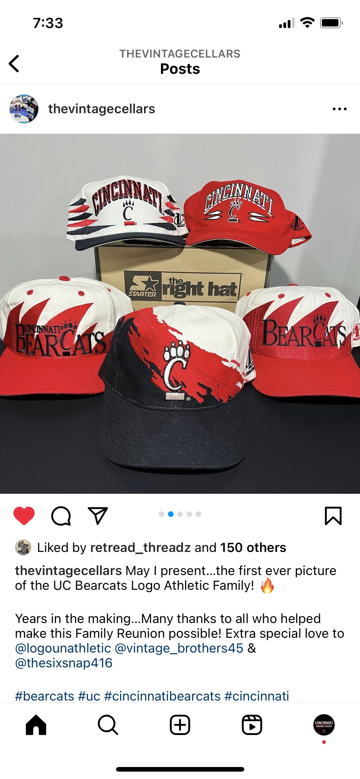 Cincinnati bearcats hats sales
