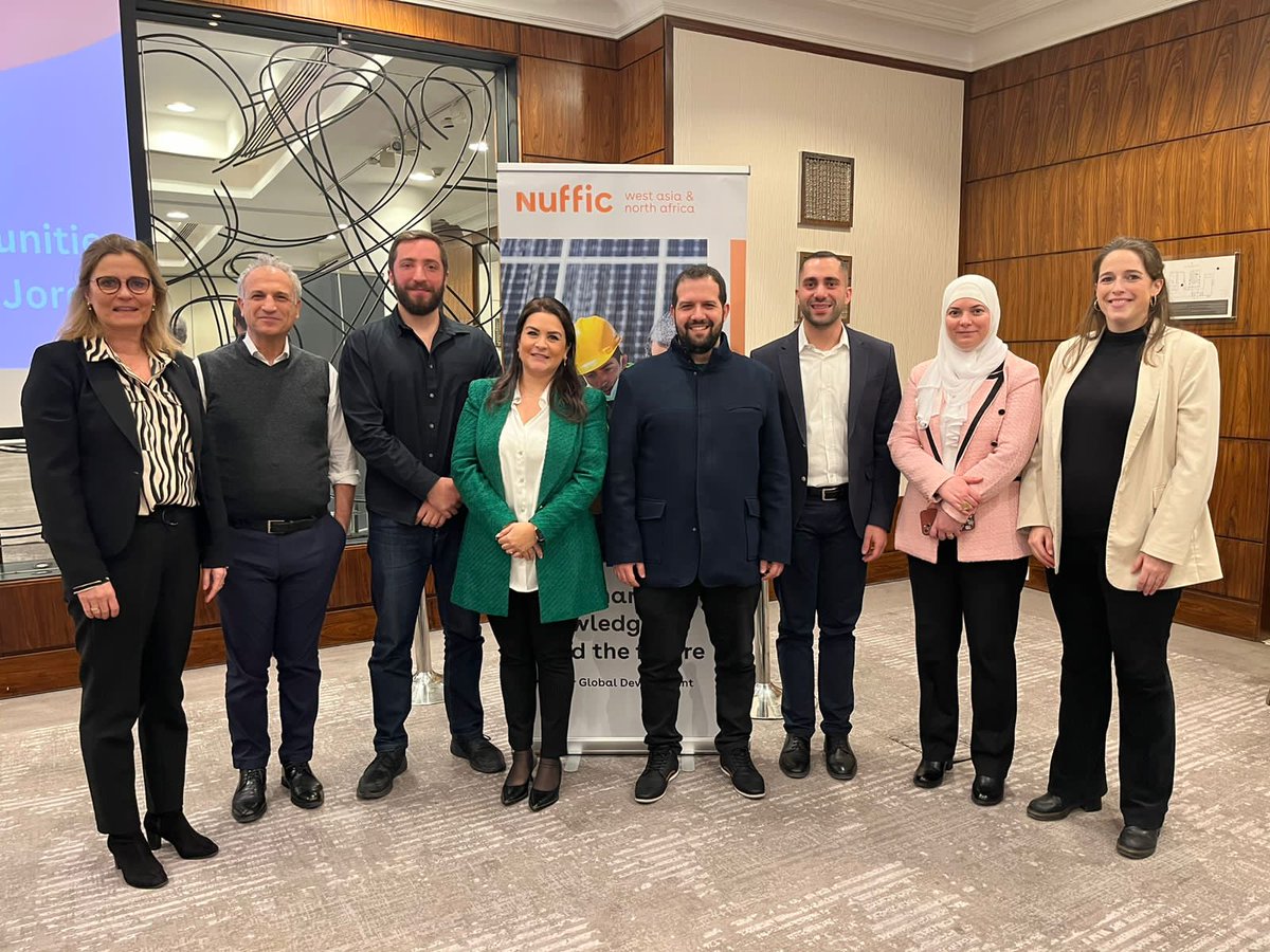 HOPESMadad's tweet photo. The #HOPESLEBproject, funded by the #EUinLebanon, had the pleasure to invite its partners @shareqngo @fabricaid_me and @lostlb to attend the “Challenges and Opportunities to TVET" event held in Jordan and organised by @Nuffic https://t.co/ia8iP663dc