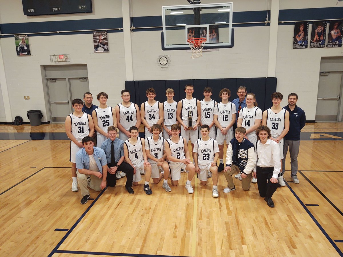 Congratulations to the Sabetha Bluejays  (3A) on finishing the regular season 20-0 and Big 7 League Champs (14-0). #sportsinkansas