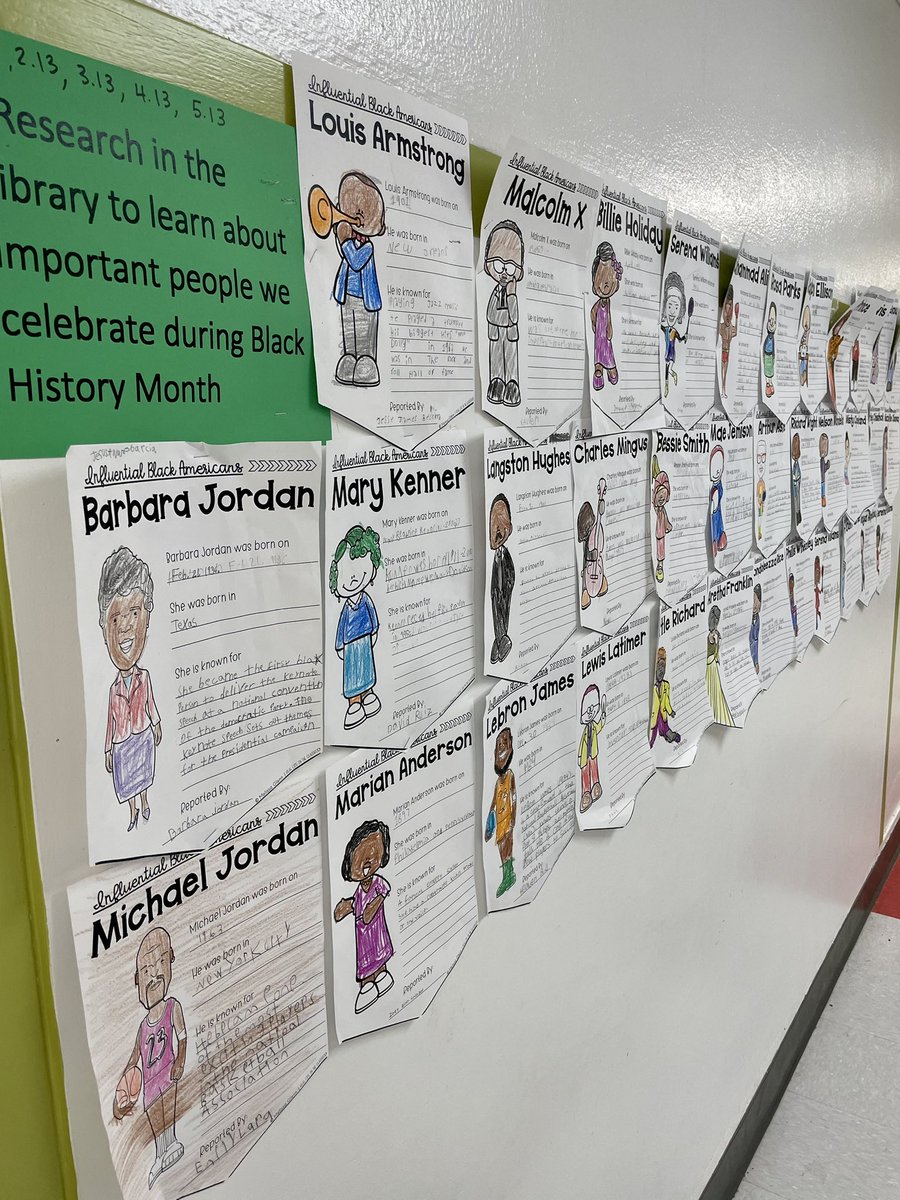 Working on research in the library. What do you know about the people we celebrate during Black History Month?